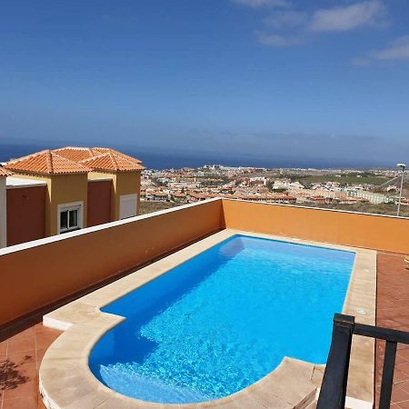 Villa Roque Del Conde With Private Pool, Terrace With Fantastic Sea Views, Wifi, Garden, Garage Adeje Exterior foto