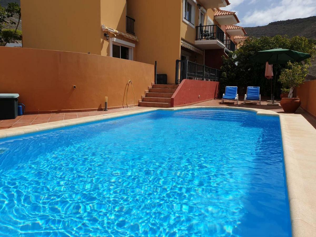 Villa Roque Del Conde With Private Pool, Terrace With Fantastic Sea Views, Wifi, Garden, Garage Adeje Exterior foto