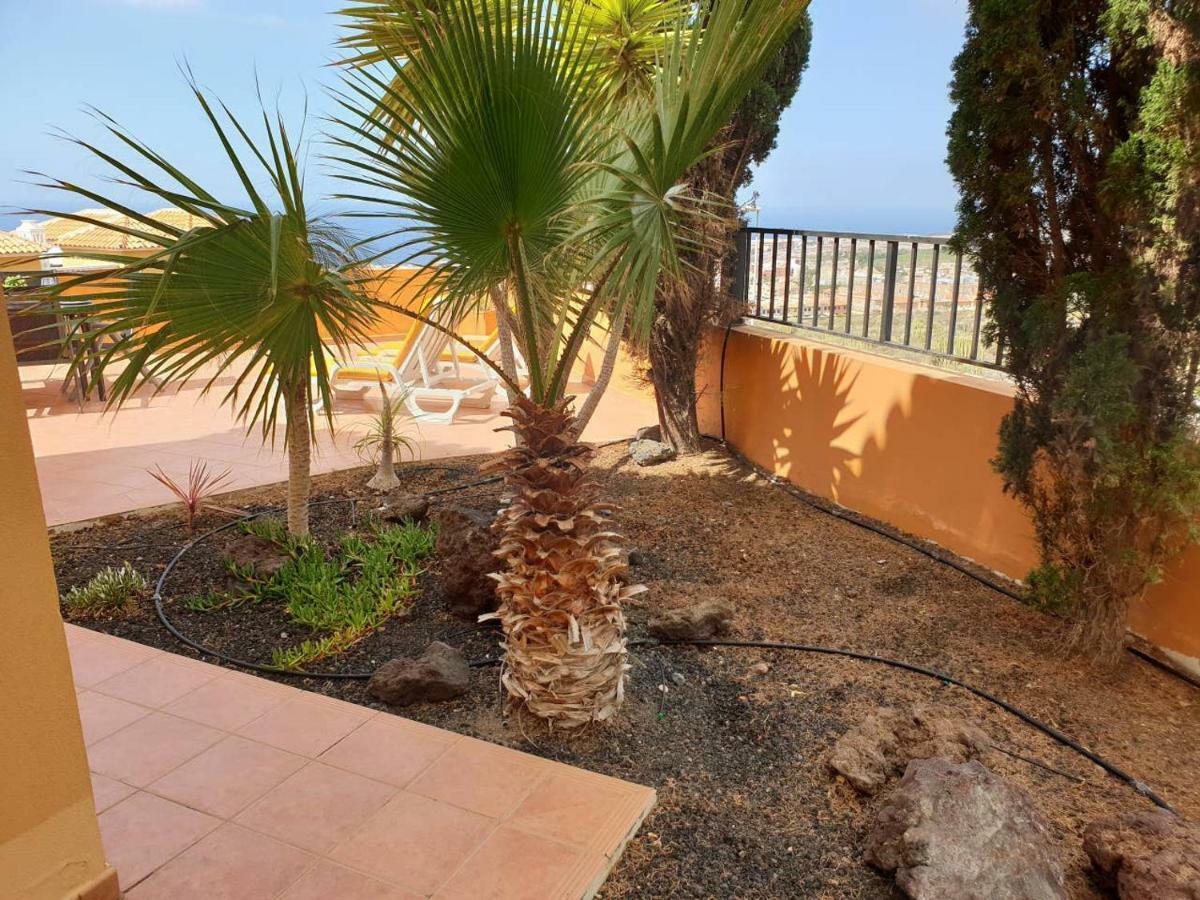 Villa Roque Del Conde With Private Pool, Terrace With Fantastic Sea Views, Wifi, Garden, Garage Adeje Exterior foto